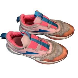 Reebok Girls Athletic Tennis Shoes Sneakers Pull On Pink Size 2
